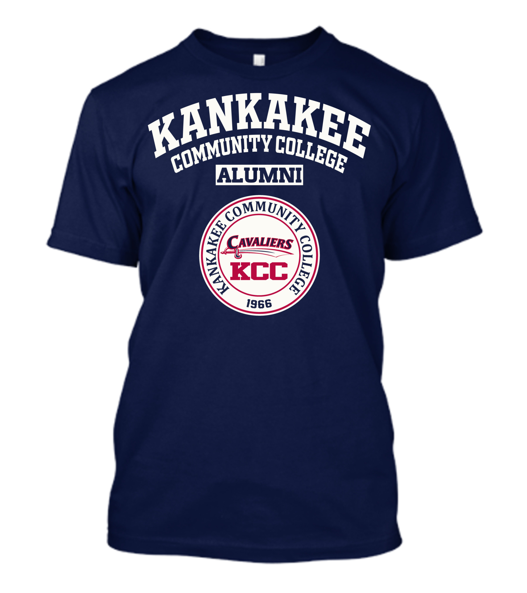 Kankakee Community College Alumni Cavaliers KCC 1966 T-Shirt