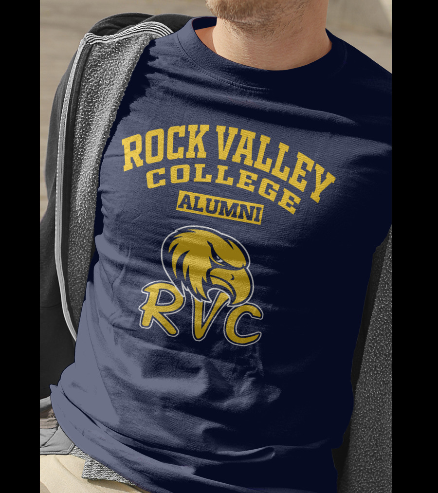 ROCK VALLEY COLLEGE ALUMNI RVC Eagle T-Shirt