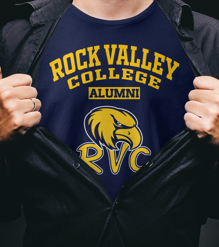 ROCK VALLEY COLLEGE ALUMNI RVC Eagle T-Shirt