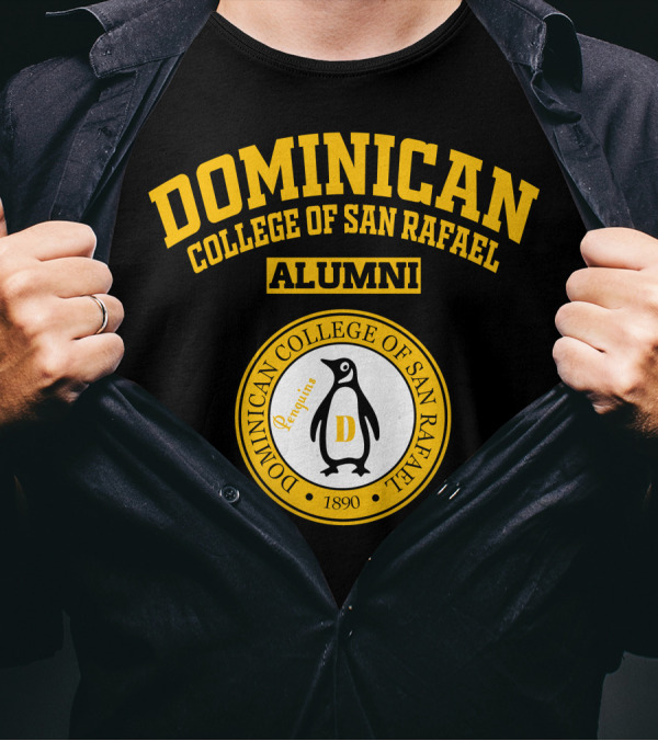Dominican College Of San Rafael Alumni 1890 Penguins T-Shirt