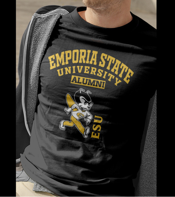 Emporia State University Alumni ESU Vintage Mascot T-Shirt