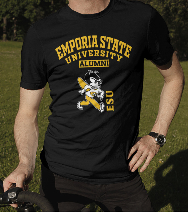 Emporia State University Alumni ESU Vintage Mascot T-Shirt