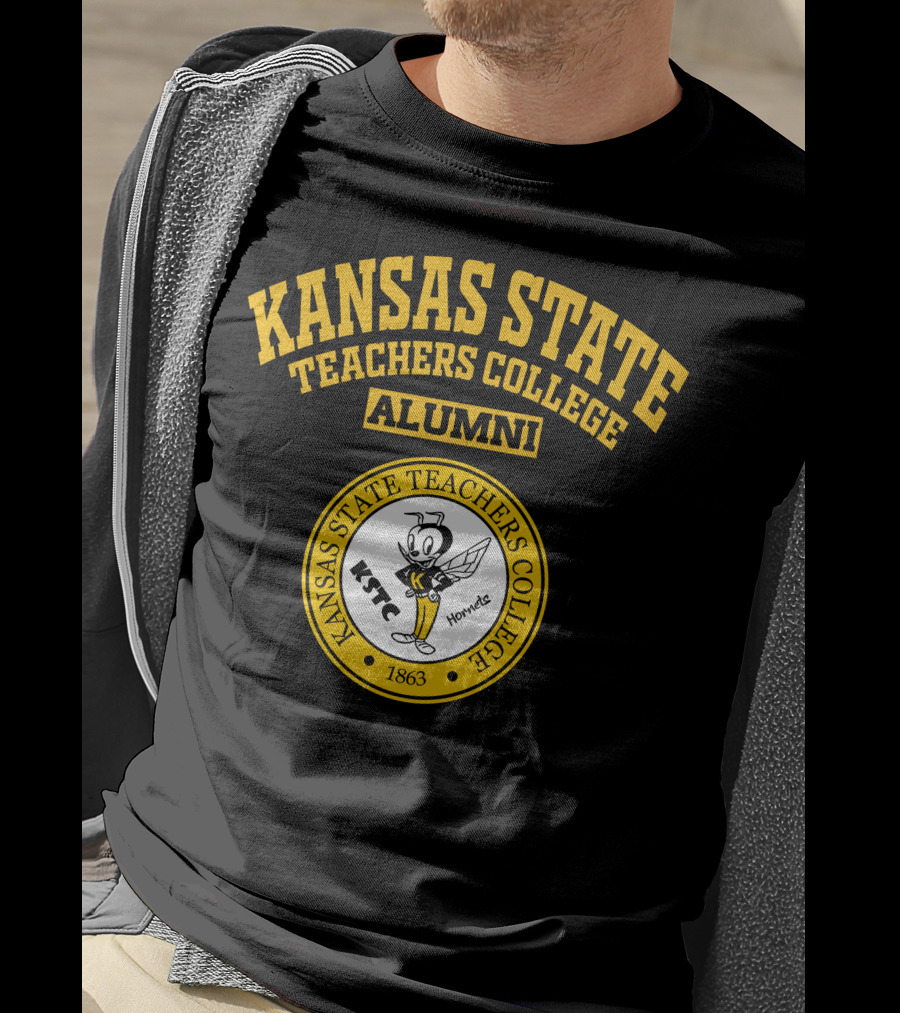 Kansas State Teachers College Alumni 1863 KSTC Hornet T-Shirt