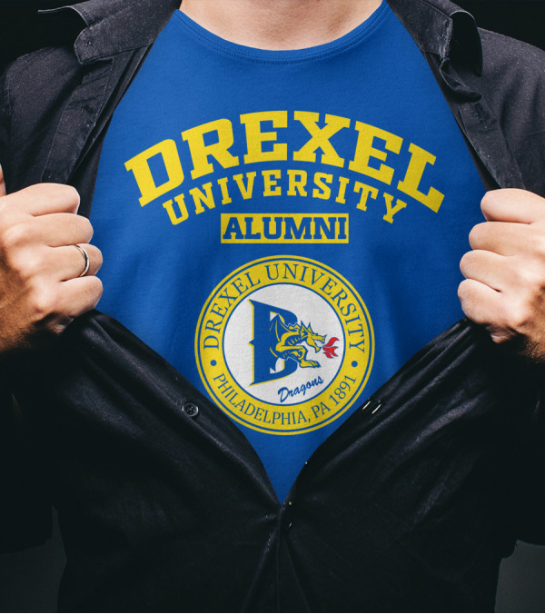 Drexel University Alumni Philadelphia PA 1891 Dragons T-Shirt