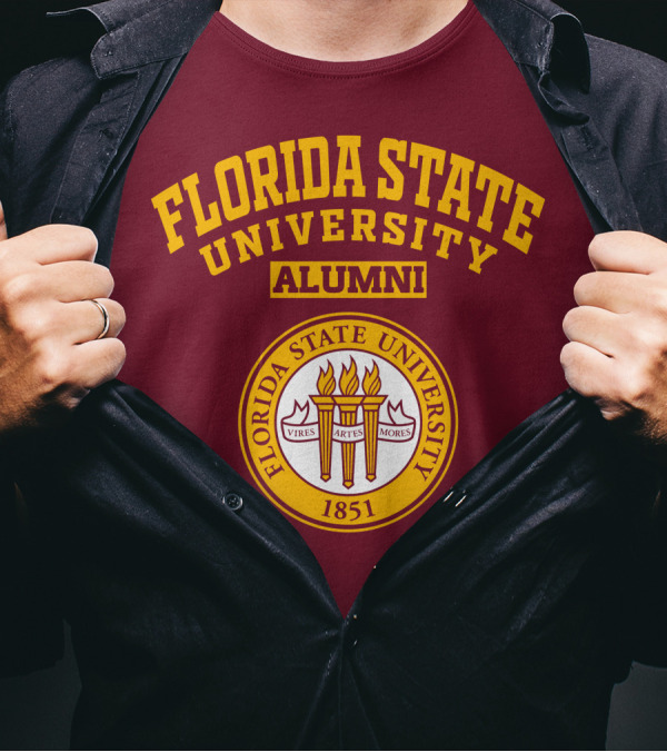 Florida State University Alumni 1851 Vires Artes Mores T-Shirt