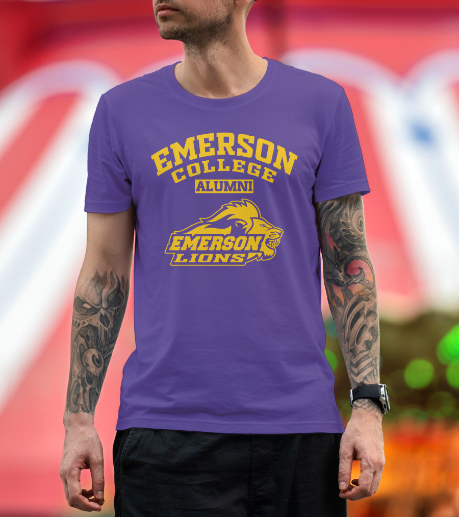 Emerson College Alumni Emerson Lions T-Shirt