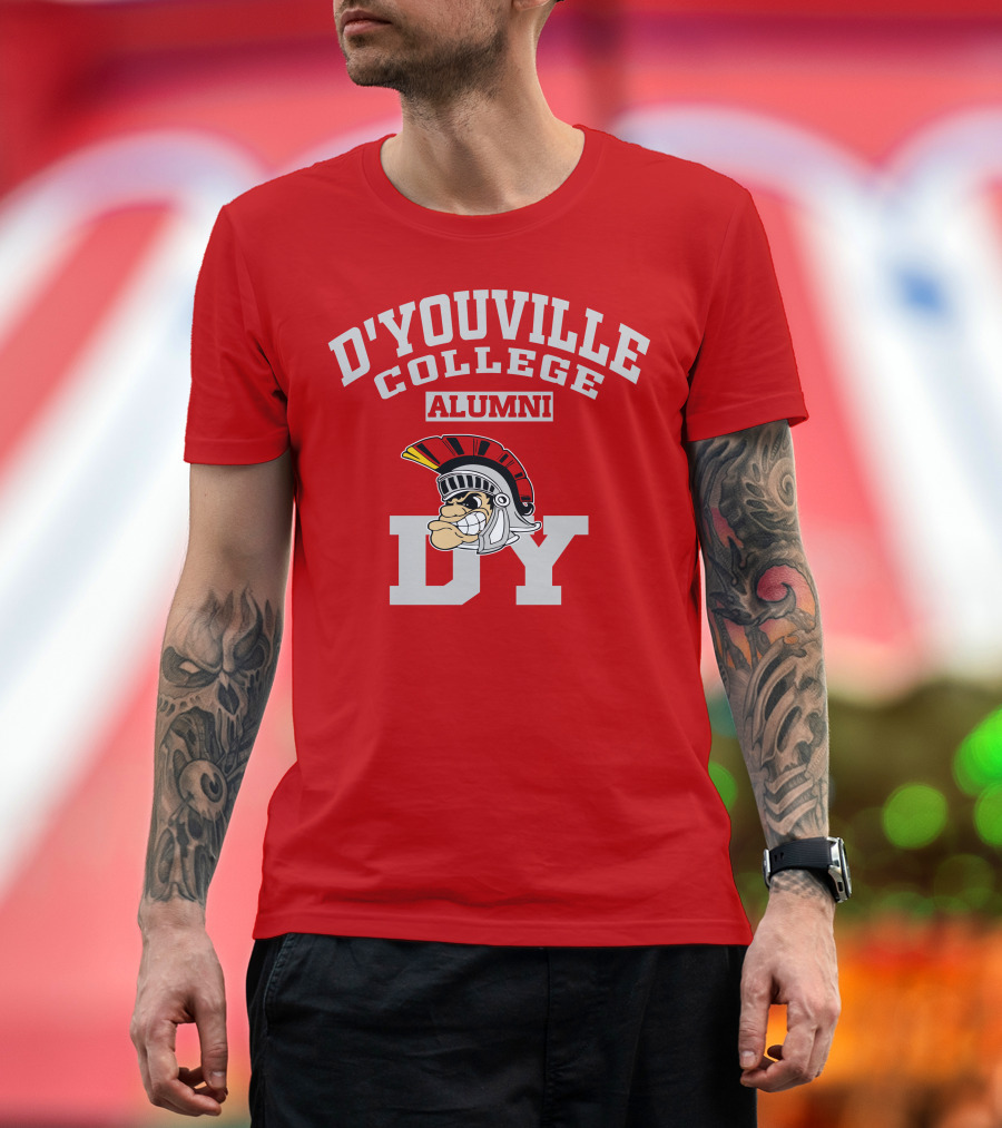 D Youville College Alumni DY Spartan T-Shirt
