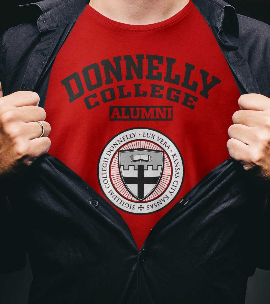 Donnelly College Alumni Lux Vera Seal Kansas City T-Shirt