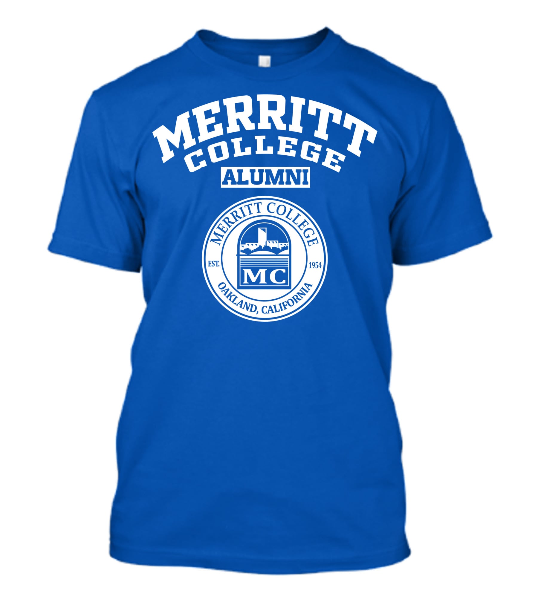 Merritt College Alumni Oakland California Established 1954 MC T-Shirt