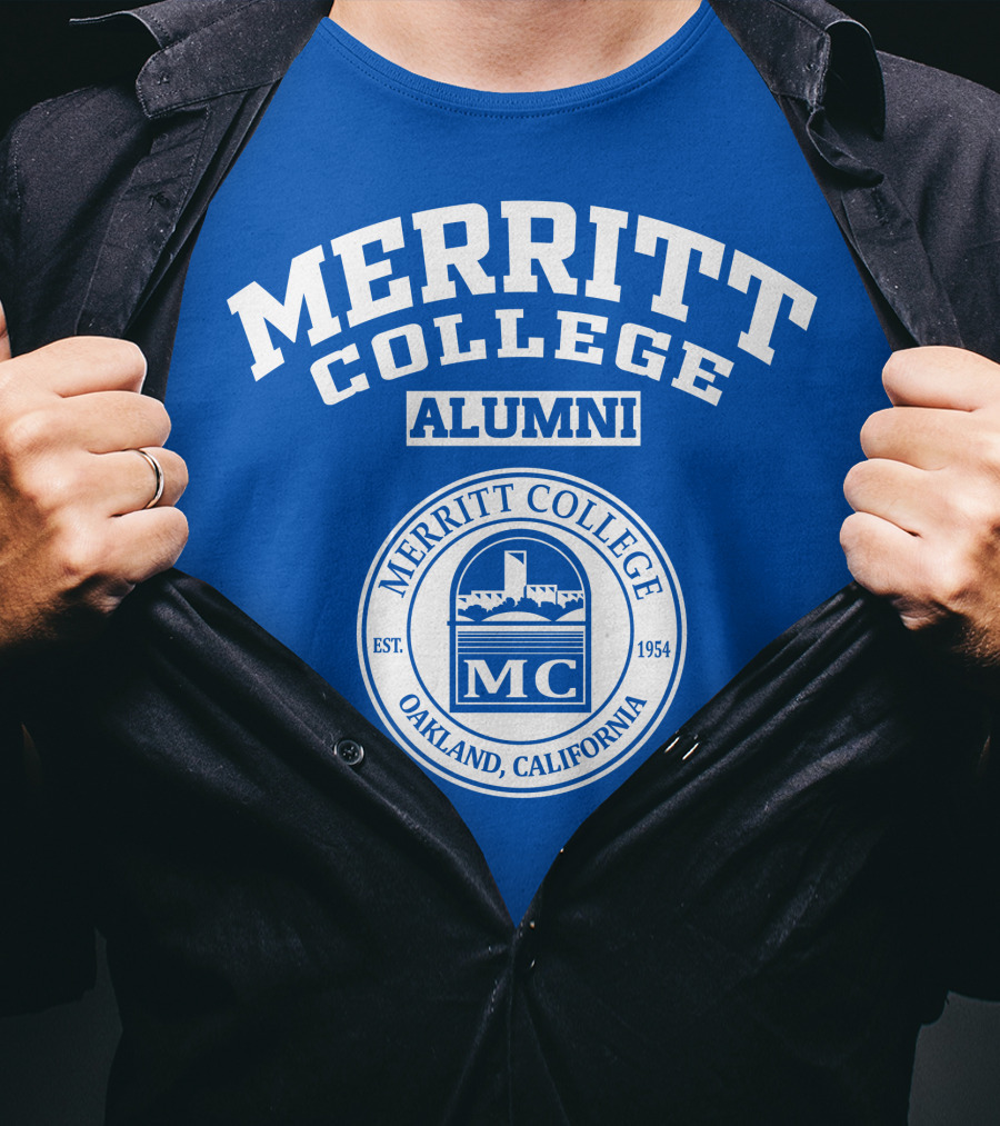 Merritt College Alumni Oakland California Established 1954 MC T-Shirt