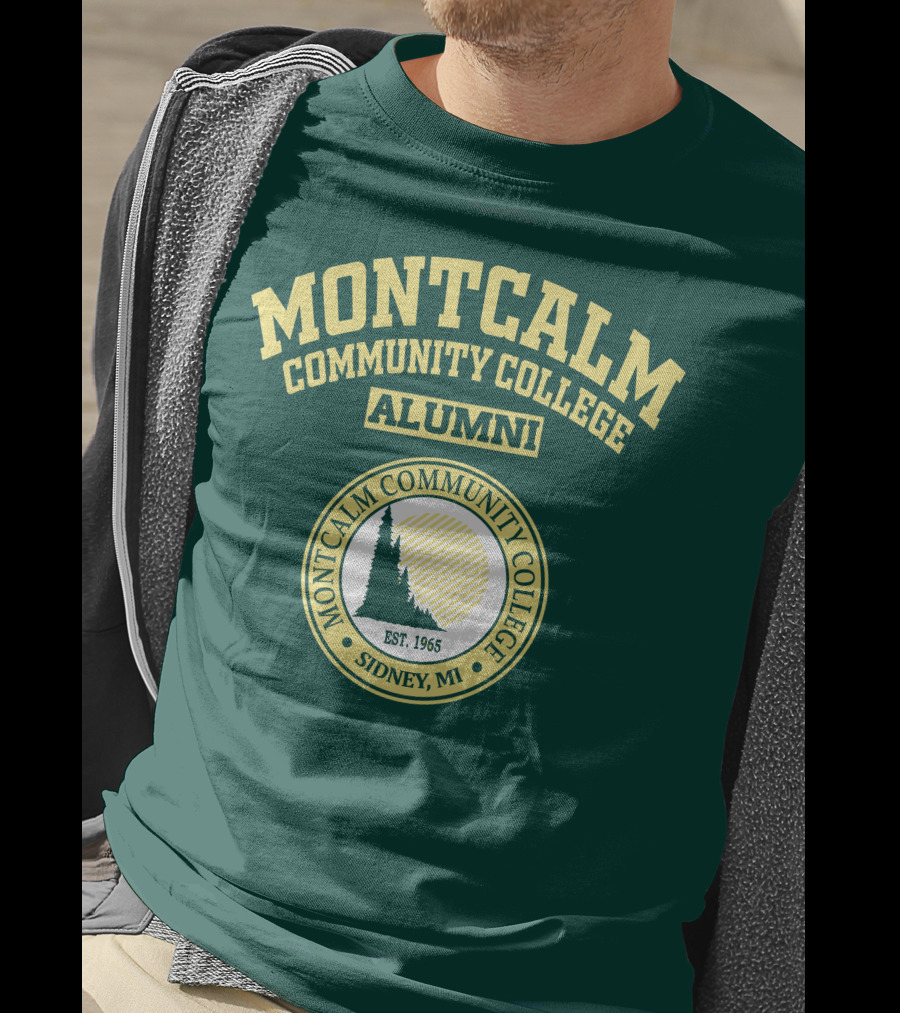 Montcalm Community College Alumni Est. 1965 Sidney MI T-Shirt