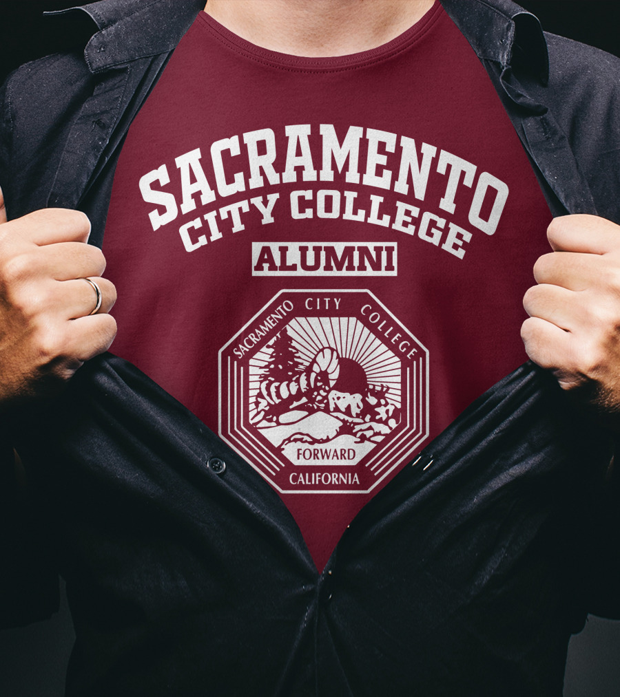 Sacramento City College Alumni Forward California T-Shirt
