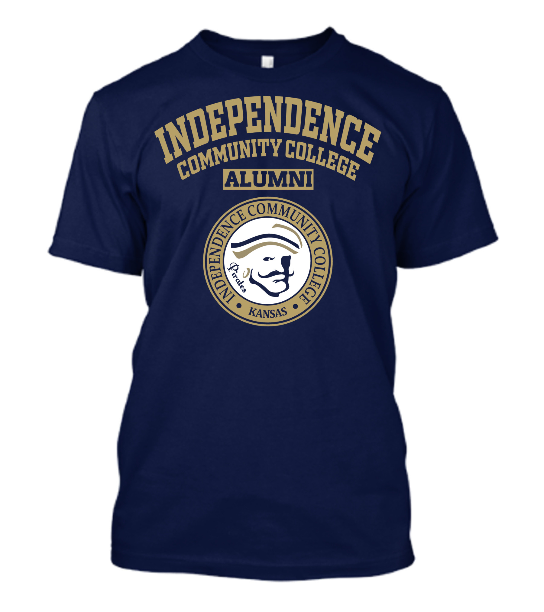 Independence Community College Alumni Kansas Pirates T-Shirt