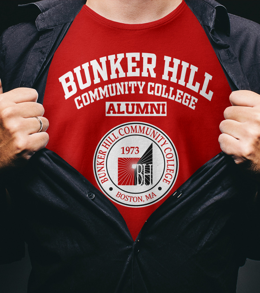 Bunker Hill Community College Alumni Boston MA 1973 T-Shirt