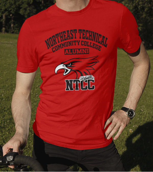 Northeast Technical Community College Alumni NTCC Hawks T-Shirt