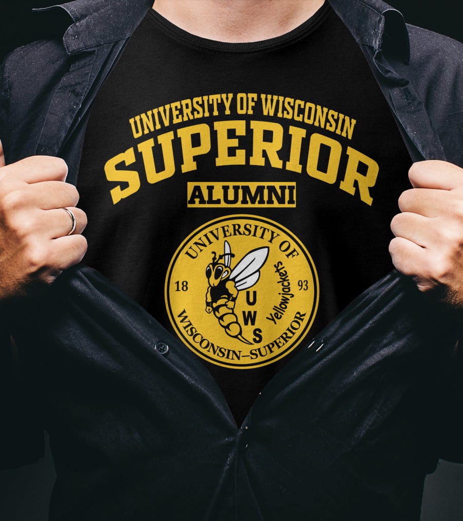 University Of Wisconsin Superior Alumni Uws Yellowjackets 1893 T-Shirt
