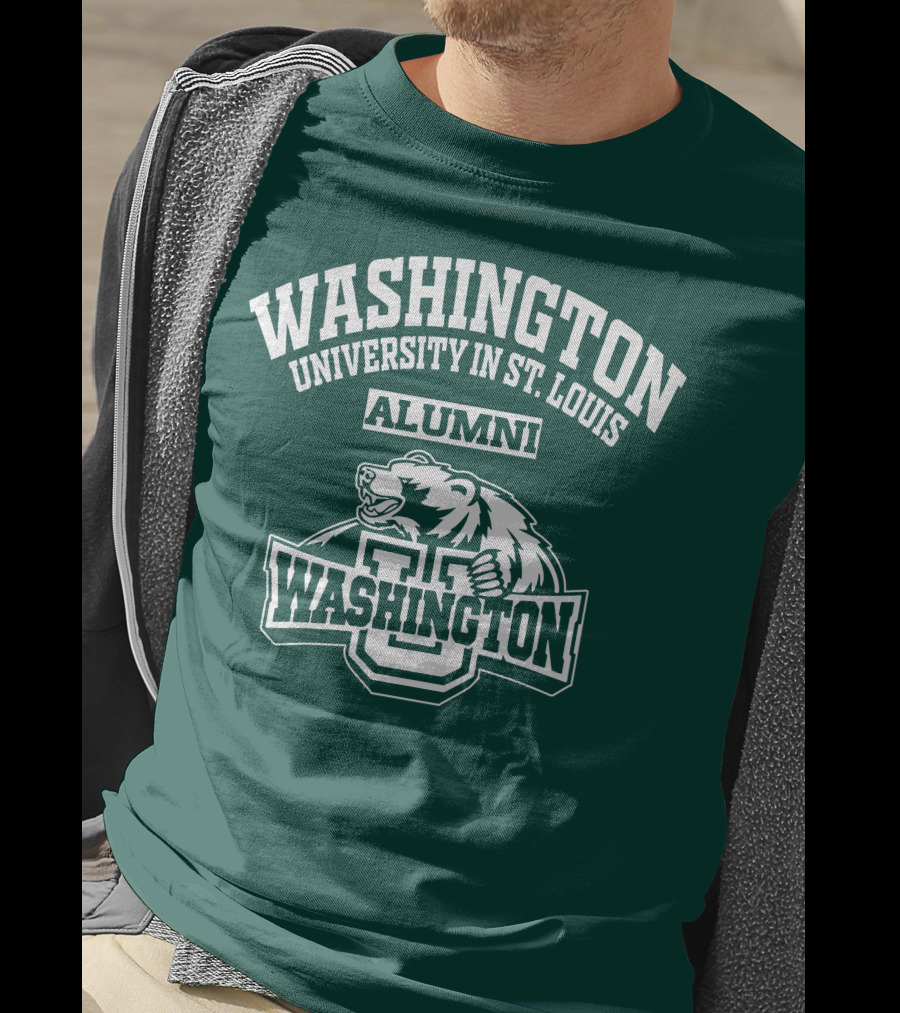Washington University In St. Louis Alumni Bear Washington U T-Shirt