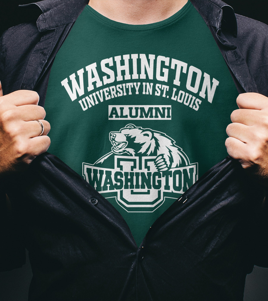 Washington University In St. Louis Alumni Bear Washington U T-Shirt