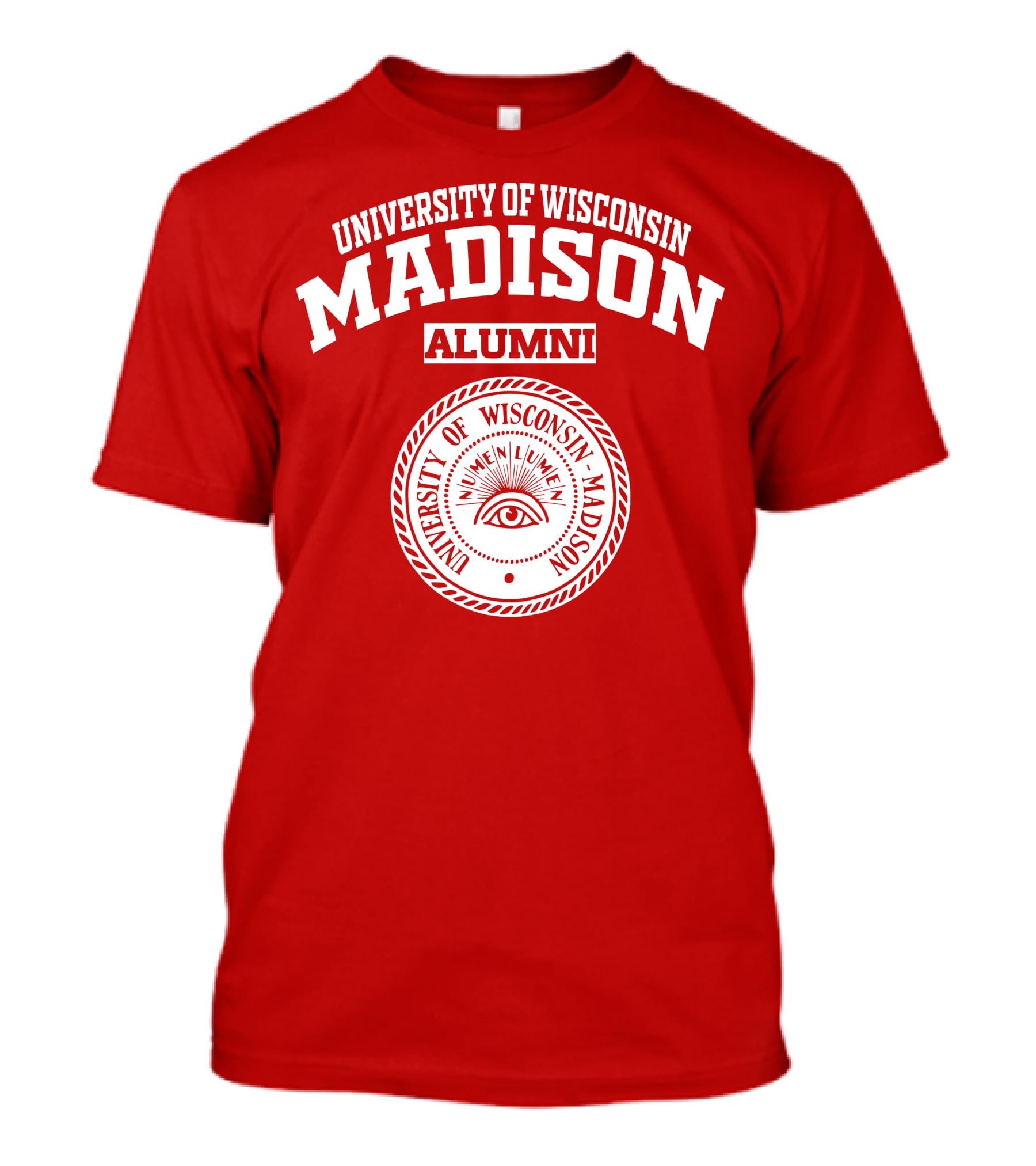 University Of Wisconsin Madison Alumni Numen Lumen Seal T-Shirt