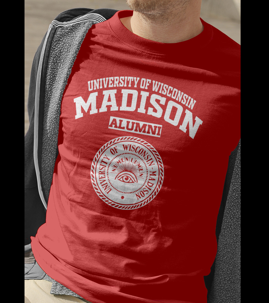 University Of Wisconsin Madison Alumni Numen Lumen Seal T-Shirt