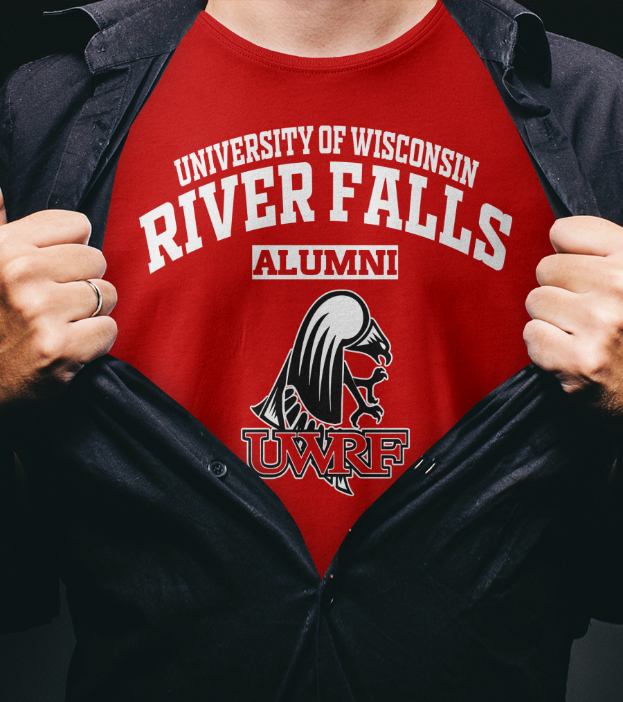 University Of Wisconsin River Falls Alumni UWRF Falcon T-Shirt