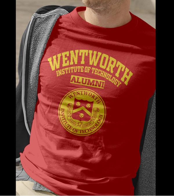 Wentworth Institute Of Technology Alumni Honesty Energy Economy System Crest T-Shirt