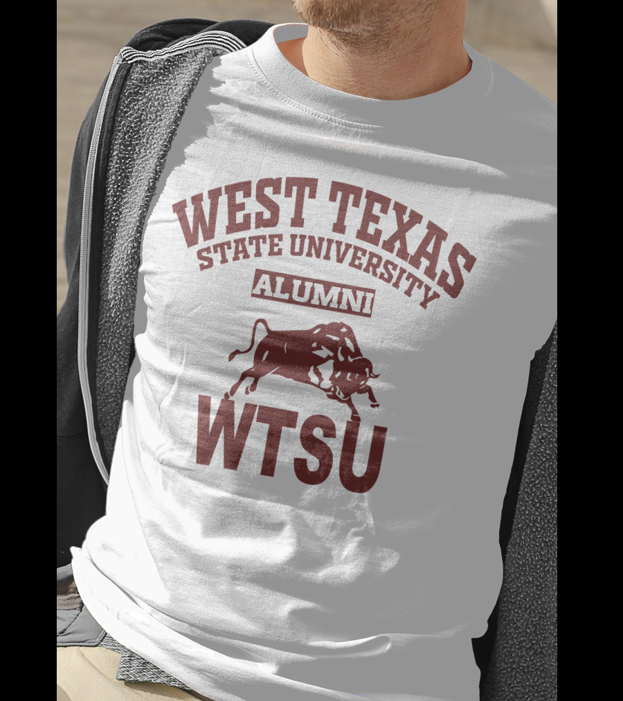 West Texas State University Alumni WTSU Bull T-Shirt