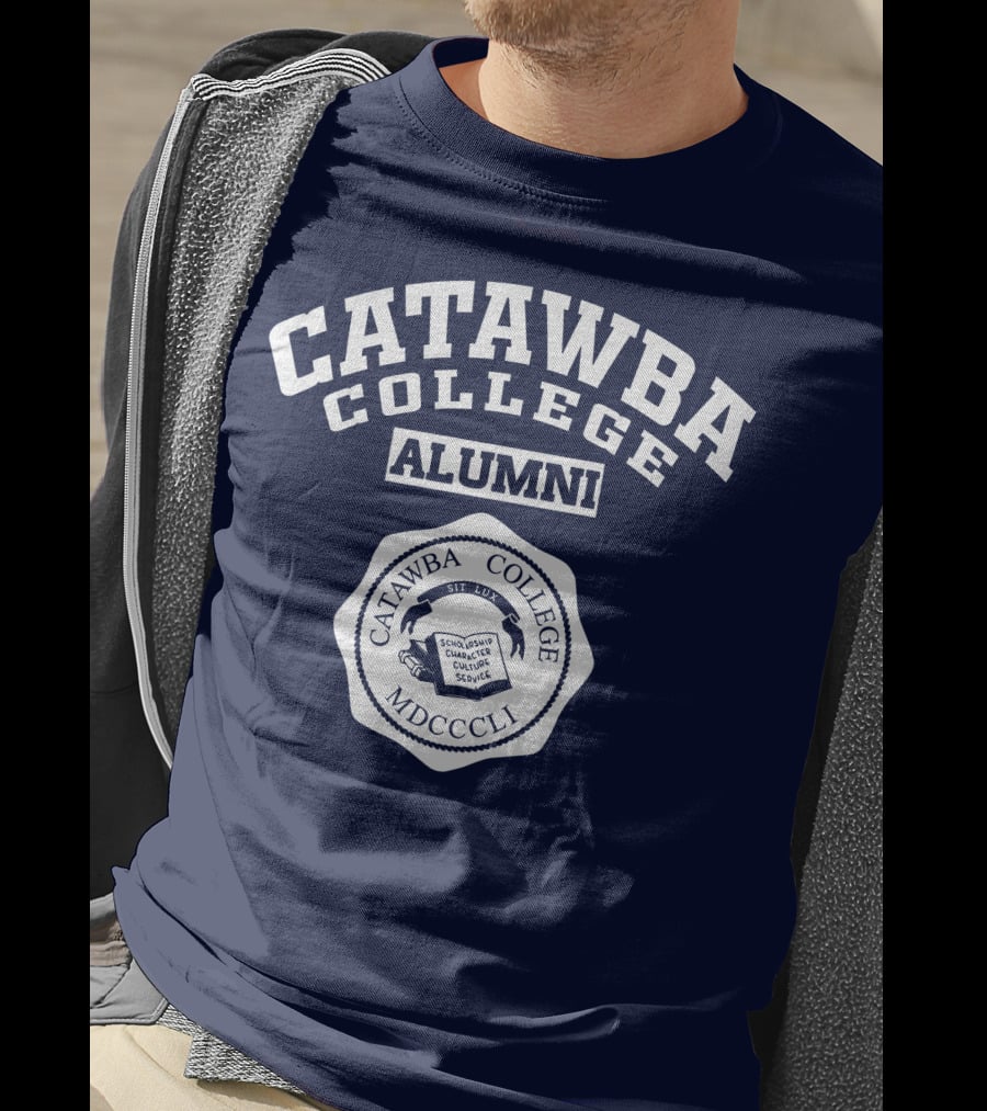 Catawba College Alumni Emblem MDCCCLI Sit Lux Seal T-Shirt