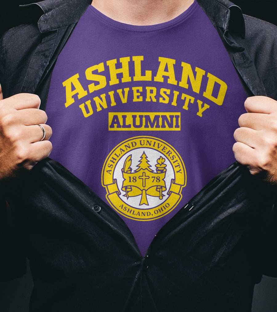 Ashland University Alumni Ashland Ohio 1878 Seal T-Shirt