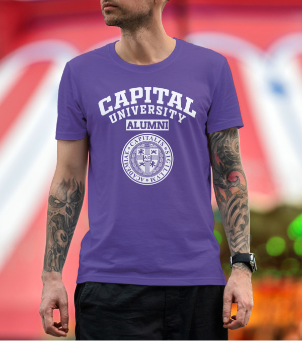 Premium T-Shirt: Capital University Alumni Seal Sigillvm Capitalis Academiae T-Shirt Capital University Alumni Seal Sigillvm Capitalis Academiae T-Shirt