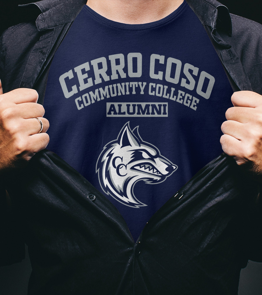 Cerro Coso Community College Alumni Wolf T-Shirt