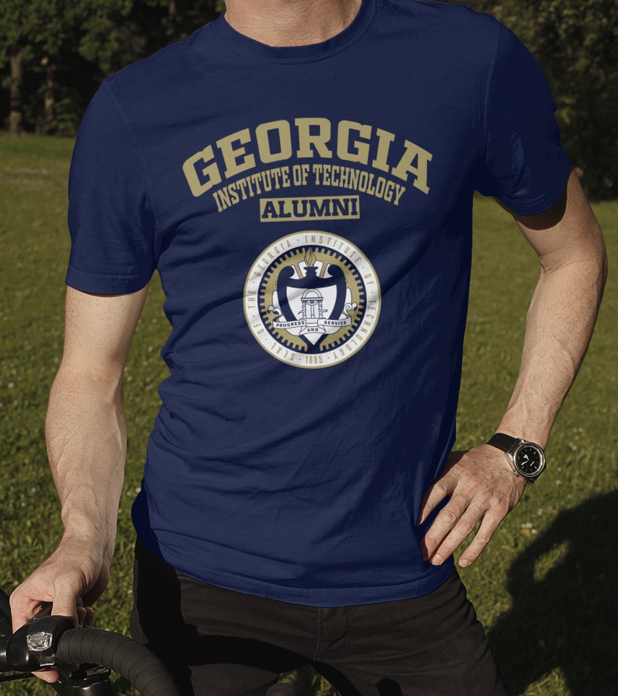 Georgia Institute Of Technology Alumni Seal Progress And Service T-Shirt
