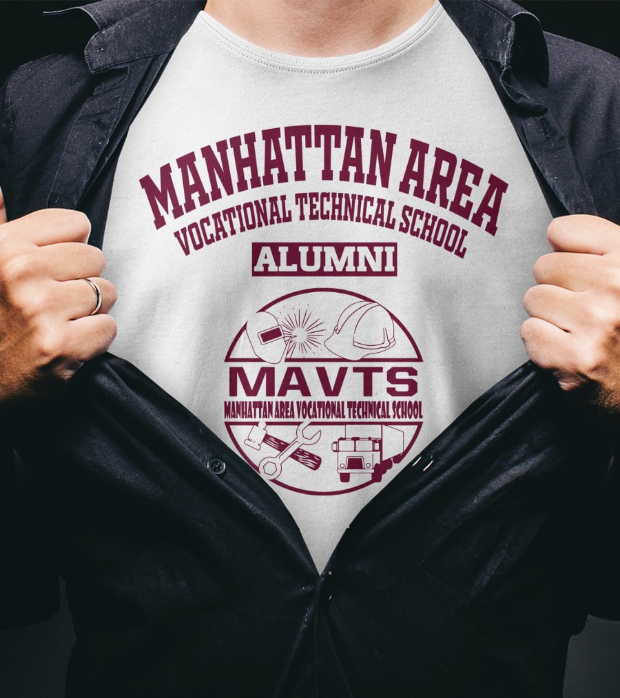 Manhattan Area Vocational Technical School Alumni MAVTS T-Shirt