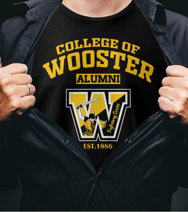 College Of Wooster Alumni Fighting Scots Est. 1886 T-Shirt