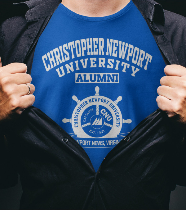 Christopher Newport University Alumni Captains CNU Est. 1960 Newport News Virginia T-Shirt