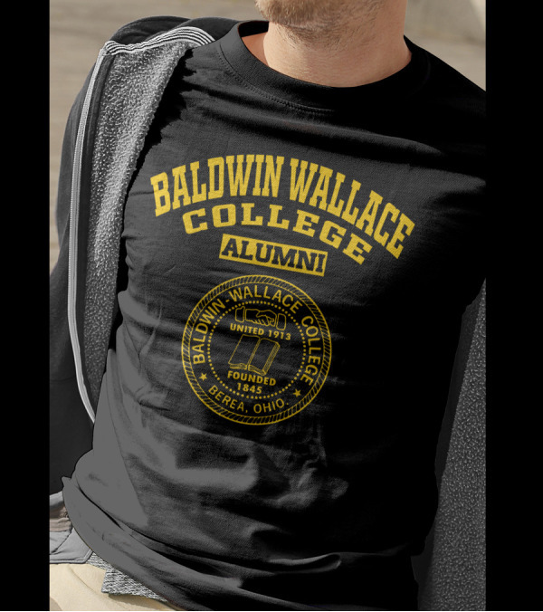 Baldwin Wallace College Alumni Logo United 1913 Founded 1845 Berea Ohio T-Shirt