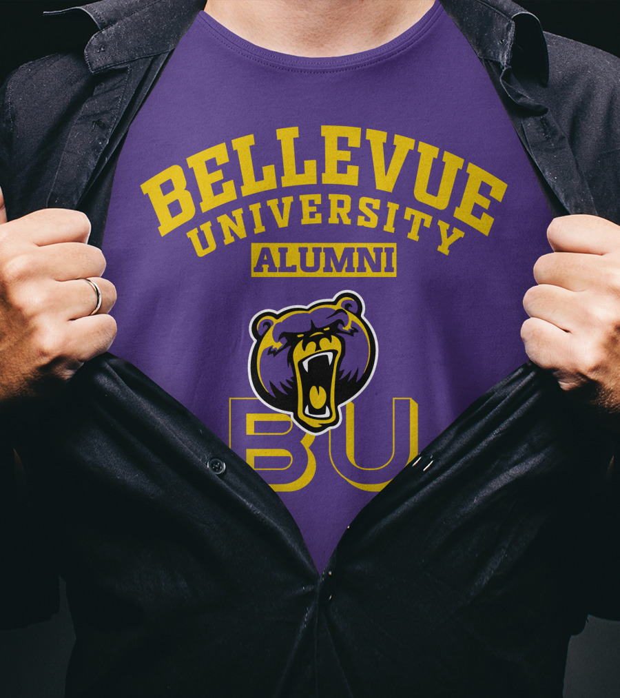 Bellevue University Alumni BU Bear T-Shirt