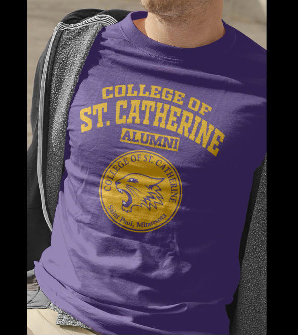 College Of St. Catherine Alumni Saint Paul Minnesota Wildcats T-Shirt