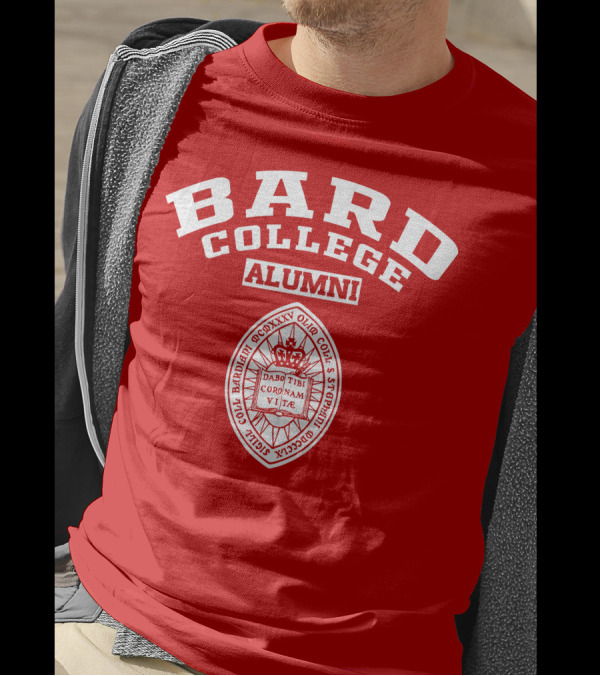Bard College Alumni Seal Emblem Red T-Shirt