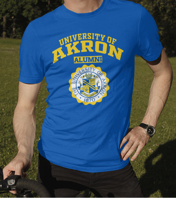 University Of Akron Alumni 1870 Seal T-Shirt