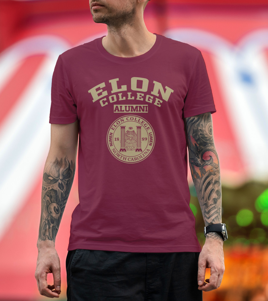 Elon College Alumni Numen Lumen 1889 North Carolina T-Shirt