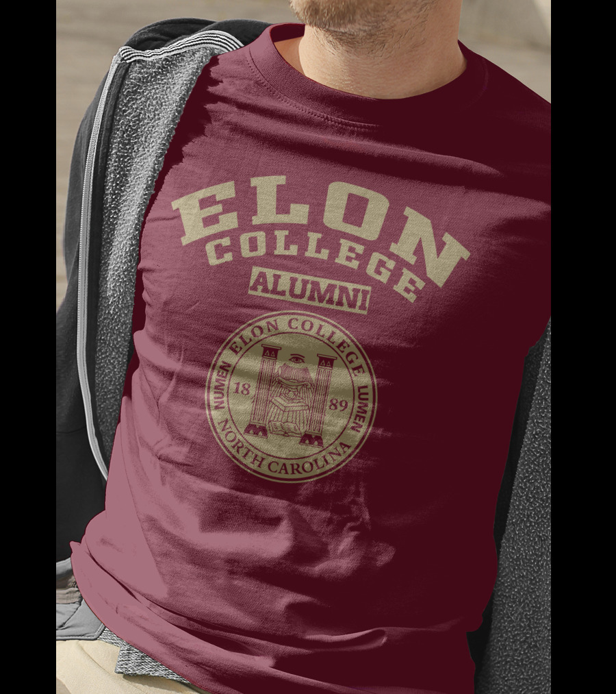 Elon College Alumni Numen Lumen 1889 North Carolina T-Shirt