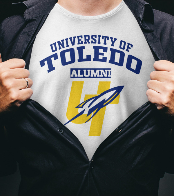 University Of Toledo Alumni Rocket Logo UT T-Shirt