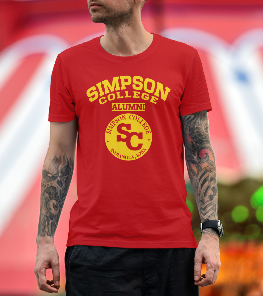 Simpson College Alumni SC Indianola Iowa T-Shirt