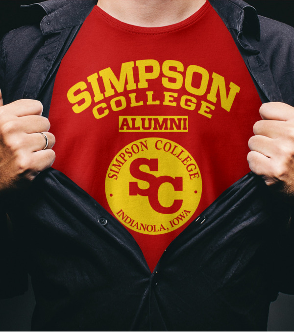 Simpson College Alumni SC Indianola Iowa T-Shirt