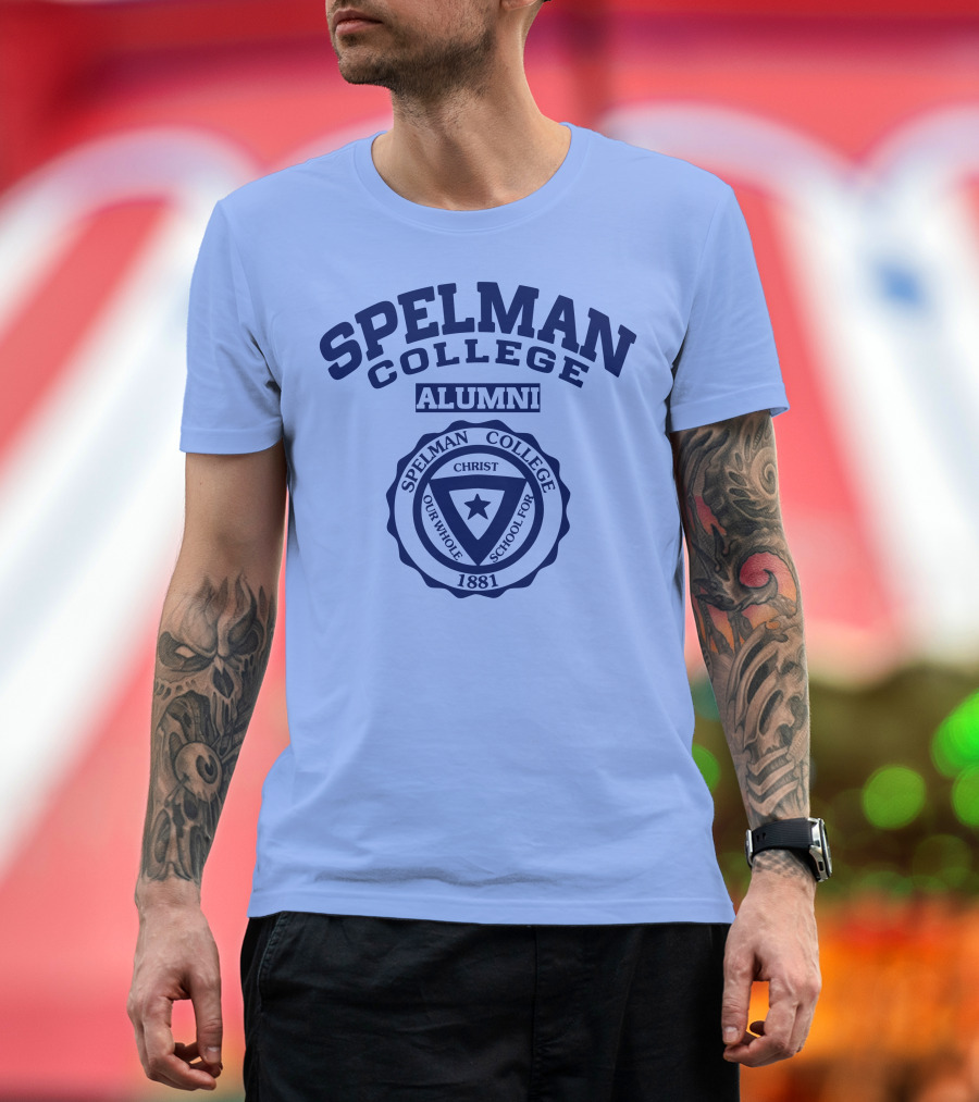 Spelman College Alumni 1881 Crest Our Whole School for Christ T-Shirt