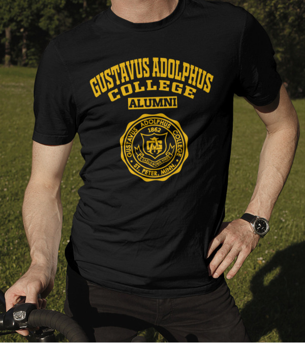 Gustavus Adolphus College Alumni 1862 St. Peter Minn. C. Caelo Nobis Vires T-Shirt