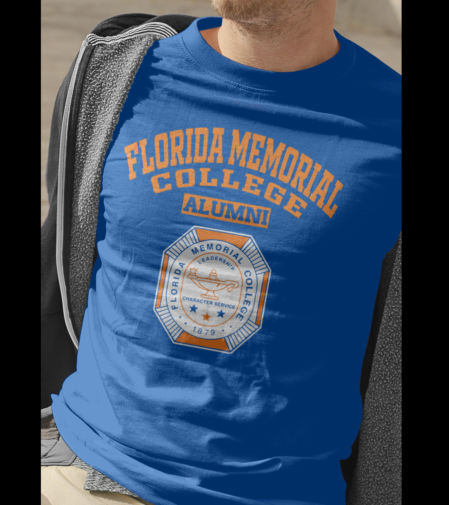 Florida Memorial College Alumni Leadership Character Service 1879 T-Shirt