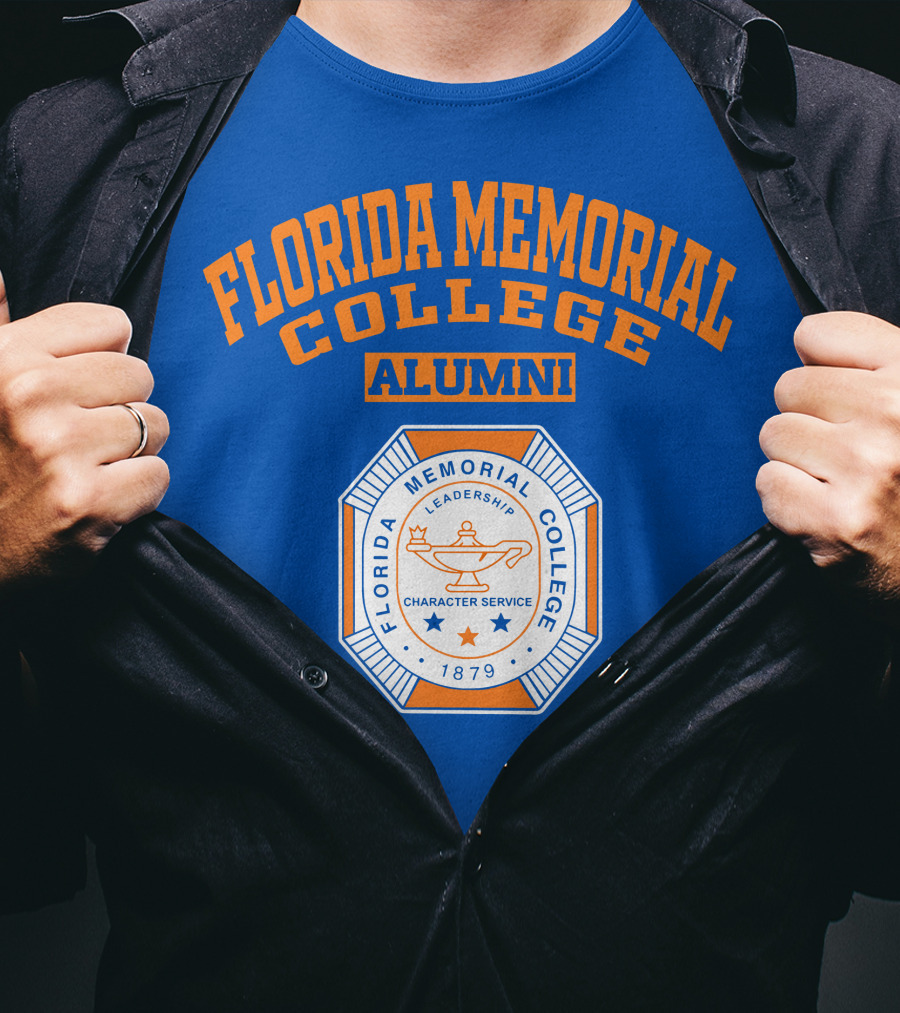 Florida Memorial College Alumni Leadership Character Service 1879 T-Shirt