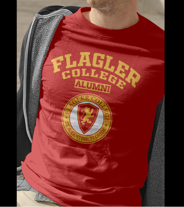 Flagler College Alumni St. Augustine Florida Lion Crest T-Shirt